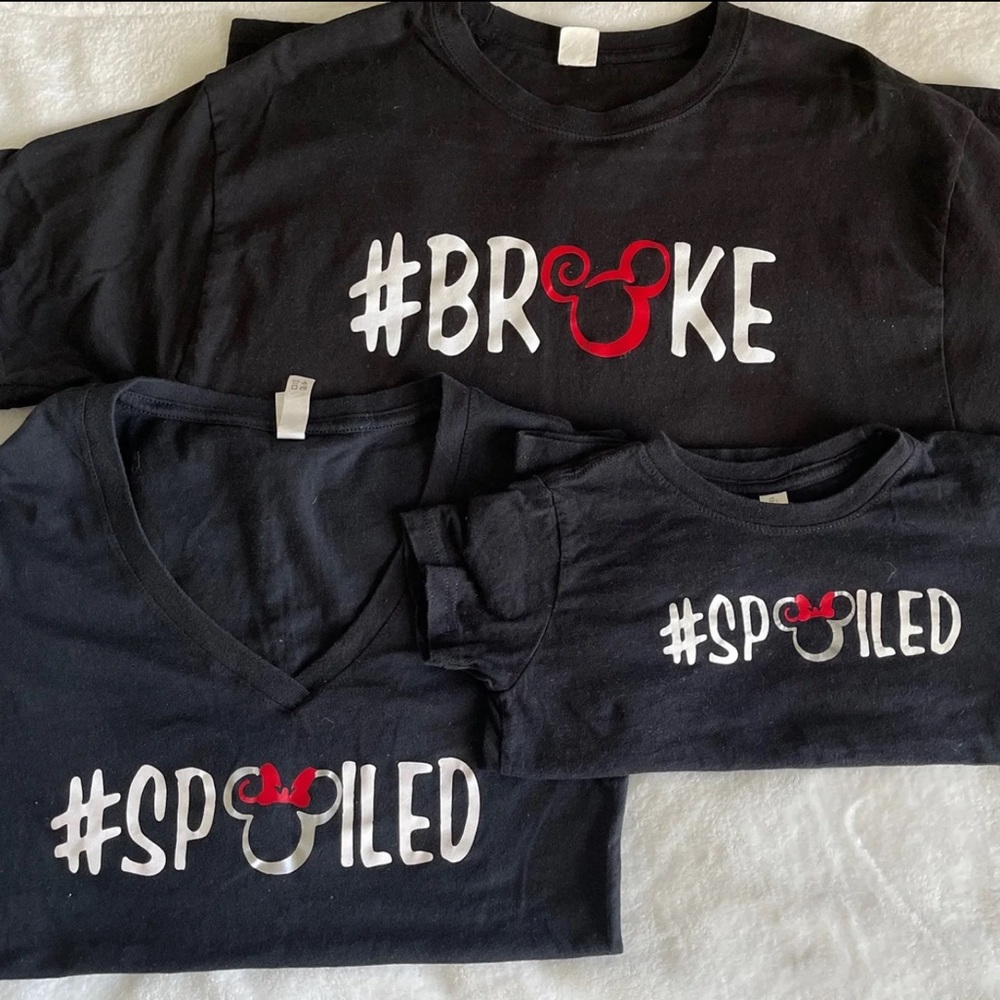 SOLD Disney family matching shirts for Disneyland